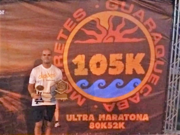 Atleta patrocinado pela Dipães conquista Ultramaratona no Paraná