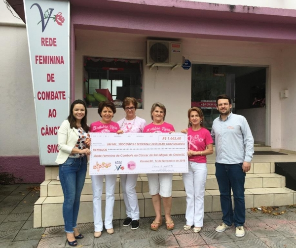 Dipães realiza doação do valor arrecadado na Campanha: Dipães e Você Contra o Câncer de Mama!