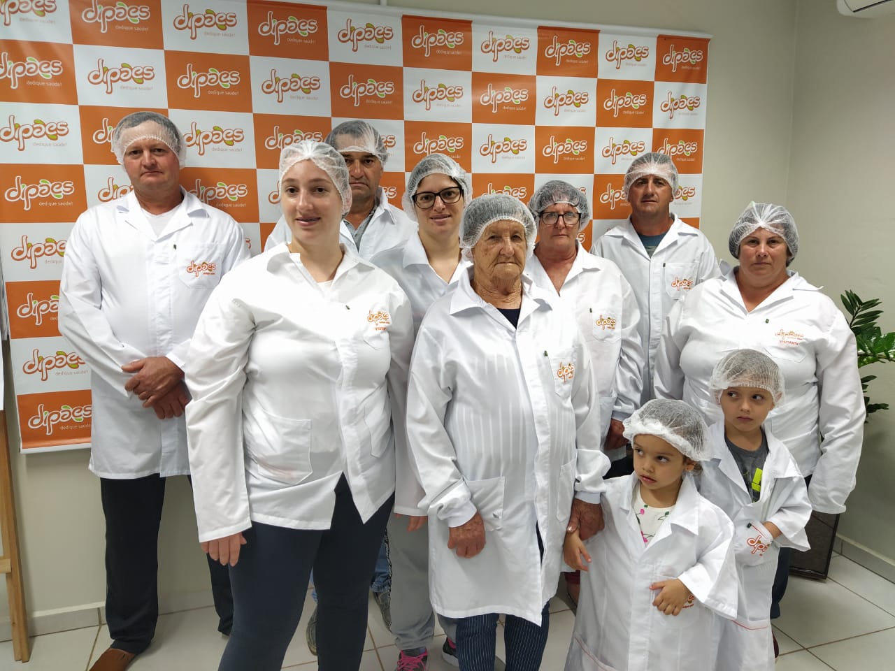 Familiares de Colaboradores da Dipães Matriz realizam visita à Indústria